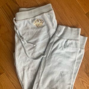 Light blue Juicy track suit bottoms